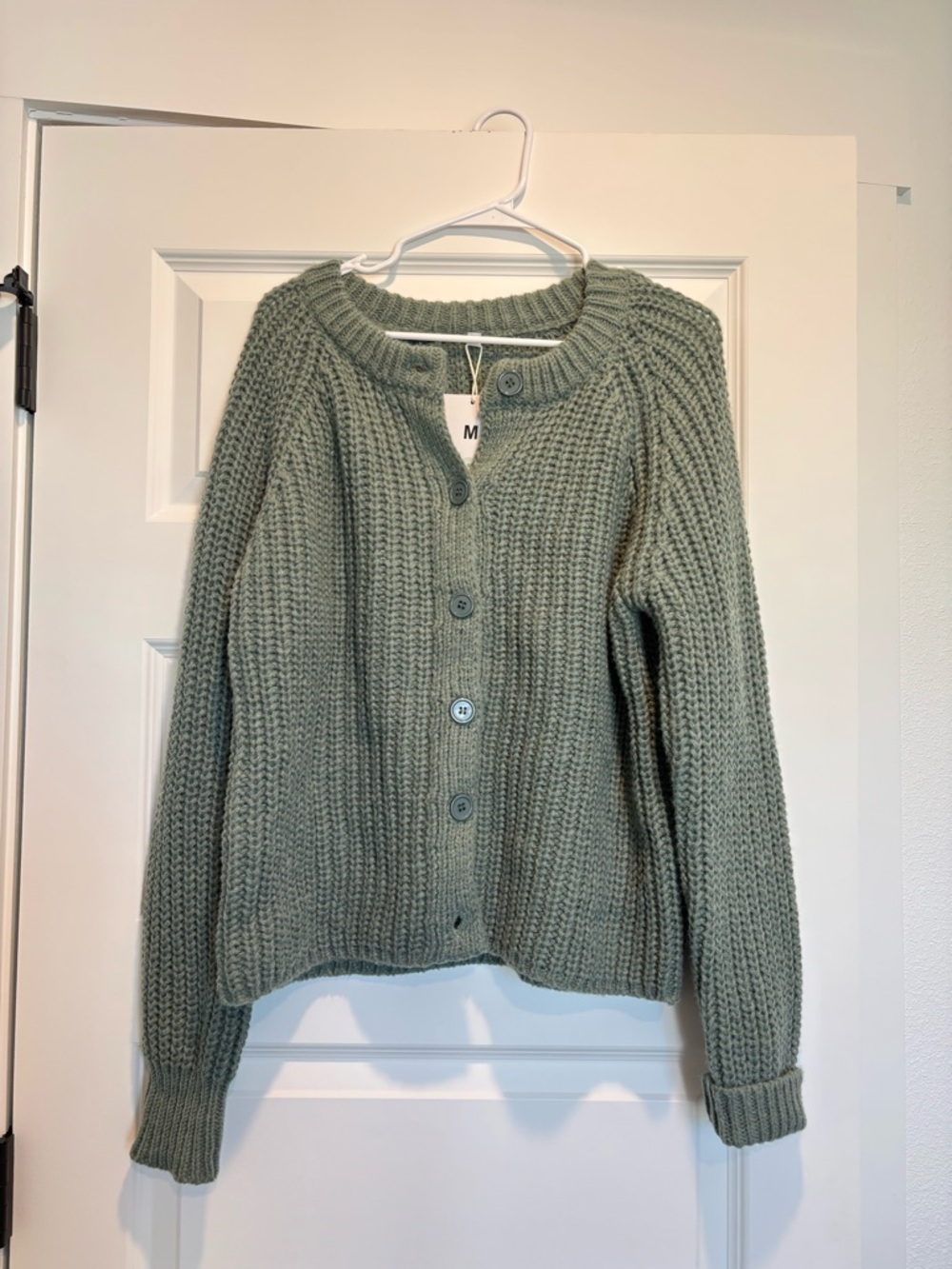 Elegant Forest Green Women's Cardigan